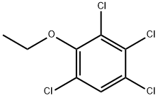 2,4,5,6-テトラクロロフェニルエチルエーテル 化学構造式
