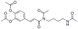 56818-05-4 N-Acetyl-N-[4-(acetylamino)butyl]-3-[3,4-bis(acetyloxy)phenyl]propenamide