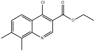 ETHYL 4-CHLORO-7,8-DIMETHYLQUINOLINE-3-CARBOXYLATE|4-氯-7,8-二甲基喹啉-3-甲酸乙酯