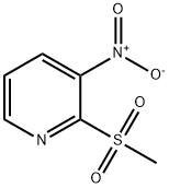 2-(Methylsulfonyl)-3-nitropyridine 化学構造式