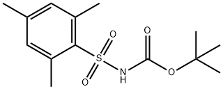 N-(Mesitylsulfonyl)carbamic acid tert-butyl ester,56830-76-3,结构式