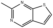 Thieno[2,3-d]pyrimidine, 2-methyl- (9CI) Structure