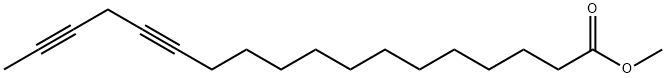 13,16-Octadecadiynoic acid methyl ester,56846-98-1,结构式