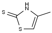 4-甲基噻唑-2(3H)-硫酮,5685-06-3,结构式