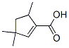 1-Cyclopentene-1-carboxylic acid, 3,3,5-trimethyl- (9CI) Structure
