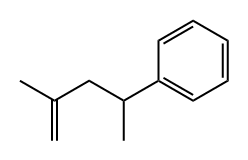 2-Methyl-4-phenyl-1-pentene Structure