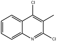 2,4-DICHLORO-3-METHYLQUINOLINE 化学構造式