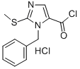 1-苄基-2-甲磺酰-咪唑-5-羰酰氯,568577-86-6,结构式