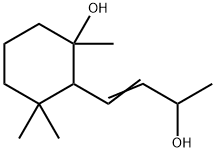 4-(2-Hydroxy-2,6,6-trimethylcyclohexyl)-3-buten-2-ol Structure