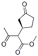 Cyclopentaneacetic acid, -alpha--acetyl-3-oxo-, methyl ester, (1R)- (9CI) Structure
