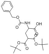 Z-DL-GLA(OTBU)2-OH, 56877-43-1, 结构式