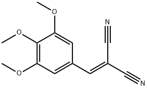 [(3,4,5-trimethoxyphenyl)methylene]malononitrile Structure