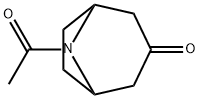 8-ACETYL-8-AZA-BICYCLO[3.2.1]OCTAN-3-ONE 化学構造式