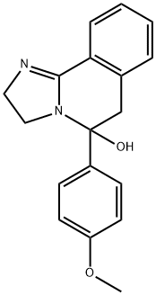 2,3,5,6-Tetrahydro-5-(4-methoxyphenyl)imidazo[2,1-a]isoquinolin-5-ol,56882-47-4,结构式