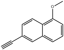 Naphthalene, 6-ethynyl-1-methoxy- (9CI) Structure