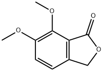 6,7-ジメトキシイソベンゾフラン-1(3H)-オン 化学構造式