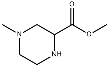 2-Piperazinecarboxylicacid,4-methyl-,methylester(9CI) 化学構造式