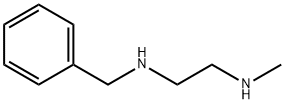 N-ベンジル-N'-メチルエチレンジアミン 化学構造式