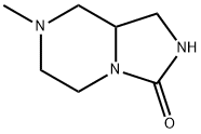 Imidazo[1,5-a]pyrazin-3(2H)-one, hexahydro-7-methyl- (9CI) Structure