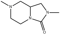 Imidazo[1,5-a]pyrazin-3(2H)-one, hexahydro-2,7-dimethyl- (9CI) Structure