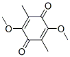 2,5-Dimethoxy-3,6-dimethyl-2,5-cyclohexadiene-1,4-dione,5691-54-3,结构式