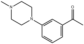 1-[3-(4-METHYL-PIPERAZIN-1-YL)-PHENYL]-ETHANONE Structure