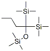 [1-[(トリメチルシリル)オキシ]ブチリデン]ビス(トリメチルシラン) 化学構造式