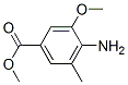 Benzoic acid, 4-amino-3-methoxy-5-methyl-, methyl ester (9CI) Structure