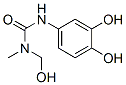 Urea, N-(3,4-dihydroxyphenyl)-N-(hydroxymethyl)-N-methyl- (9CI) Structure