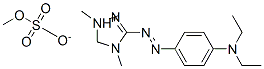 3-[[4-(diethylamino)phenyl]azo]-1,4-dimethyl-1H-1,2,4-triazolium methyl sulphate Structure