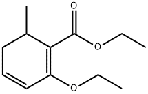 1,3-Cyclohexadiene-1-carboxylicacid,2-ethoxy-6-methyl-,ethylester(9CI) Structure