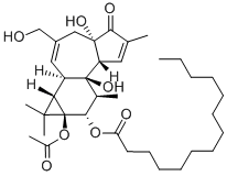 phorbolol myristate acetate Struktur