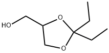 2,2-Diethyl-1,3-dioxolane-4-methanol 结构式