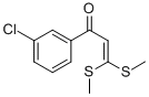 1-(3-CHLORO-PHENYL)-3,3-BIS-METHYLSULFANYL-PROPENONE 结构式