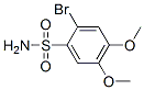 2-溴-4,5-二甲氧基苯-1-磺酰胺, 56948-10-8, 结构式