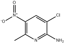 2-氨基-3-氯-5-硝基-6-甲基吡啶,56960-81-7,结构式