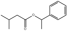 1-phenylethyl isovalerate Struktur