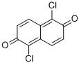 2,6-Naphthalenedione, 1,5-dichloro- Structure