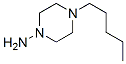1-Piperazinamine,4-pentyl-(9CI) Structure