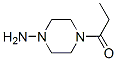 1-Piperazinamine,  4-(1-oxopropyl)-  (9CI) Structure