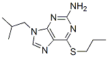 9-(2-methylpropyl)-6-propylsulfanyl-purin-2-amine Structure