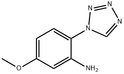 5-methoxy-2-(1H-tetrazol-1-yl)aniline,569648-15-3,结构式