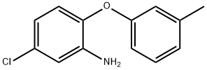 5-氯-2-(3-甲基苯氧基)苯胺 结构式