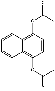 1,4-DIACETOXYNAPHTHALENE Structure