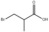2-甲基-3-溴丙酸,56970-78-6,结构式