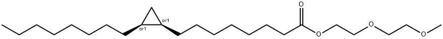 2-(2-METHOXYETHOXY)-ETHYL 8-(CIS-2-N-*OC TYLCYCLOPRO,56971-72-3,结构式