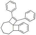2a,3,4,5,6,6a-Hexahydro-1,2-diphenylbenzo[3,4]cyclobuta[1,2-a]cyclobuta[b]cycloheptene 结构式