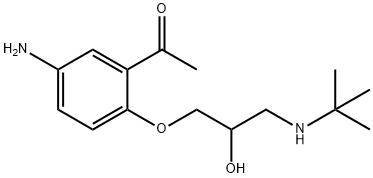 5-Amino-2-(3-(tert-butylamino)-2-hydroxypropoxy)acetophenone