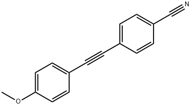 4-(4-METHOXY-PHENYLETHYNYL)-BENZONITRILE,56982-37-7,结构式