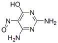 2,4-Diamino-6-hydroxy-5-nitrosopyrimidine Structure